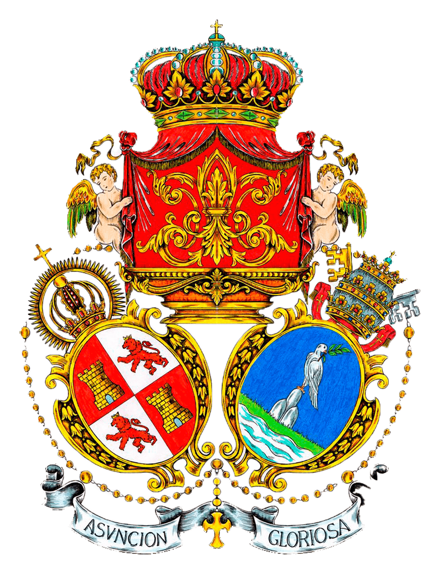 Escudo de La Asunción de Cantillana