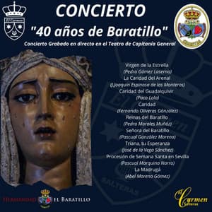 Portada de «Concierto 40 años de Baratillo (2022)»