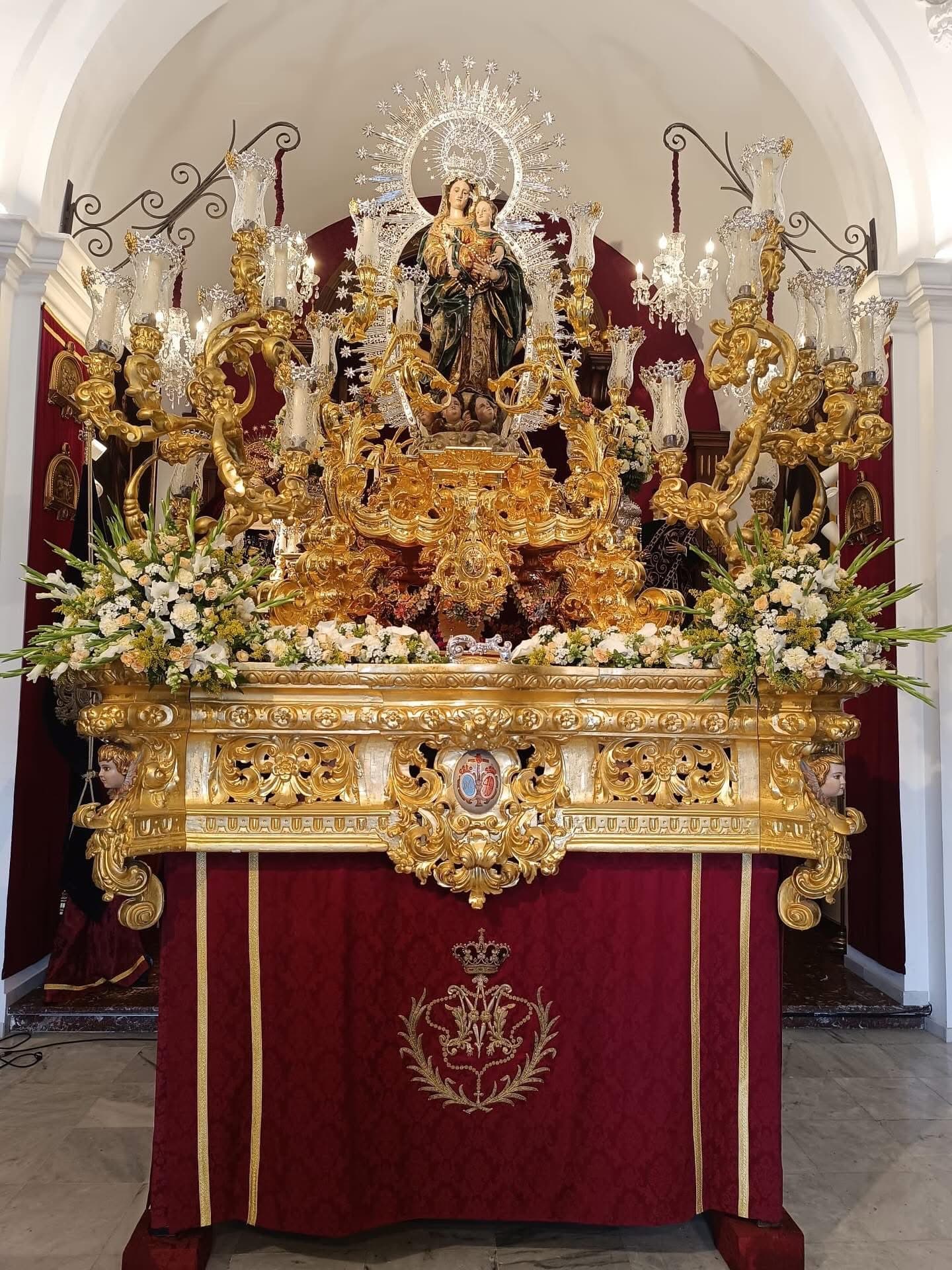 Paso procesional de Nuestra Señora del Rosario