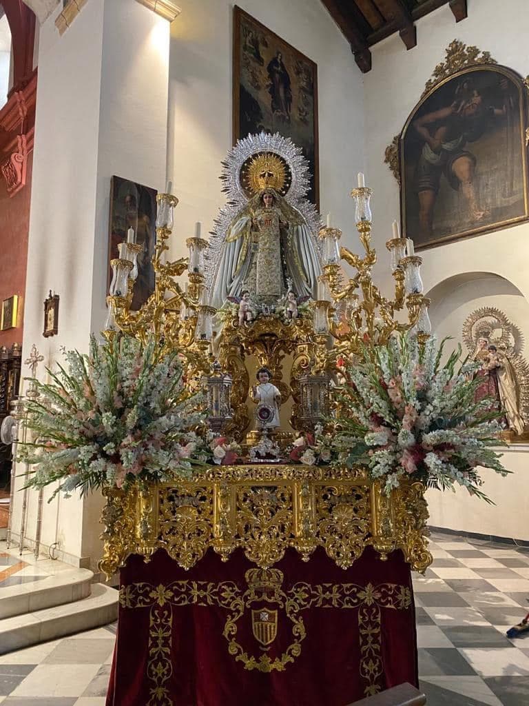 Paso procesional de Nuestra Señora de las Mercedes Coronada