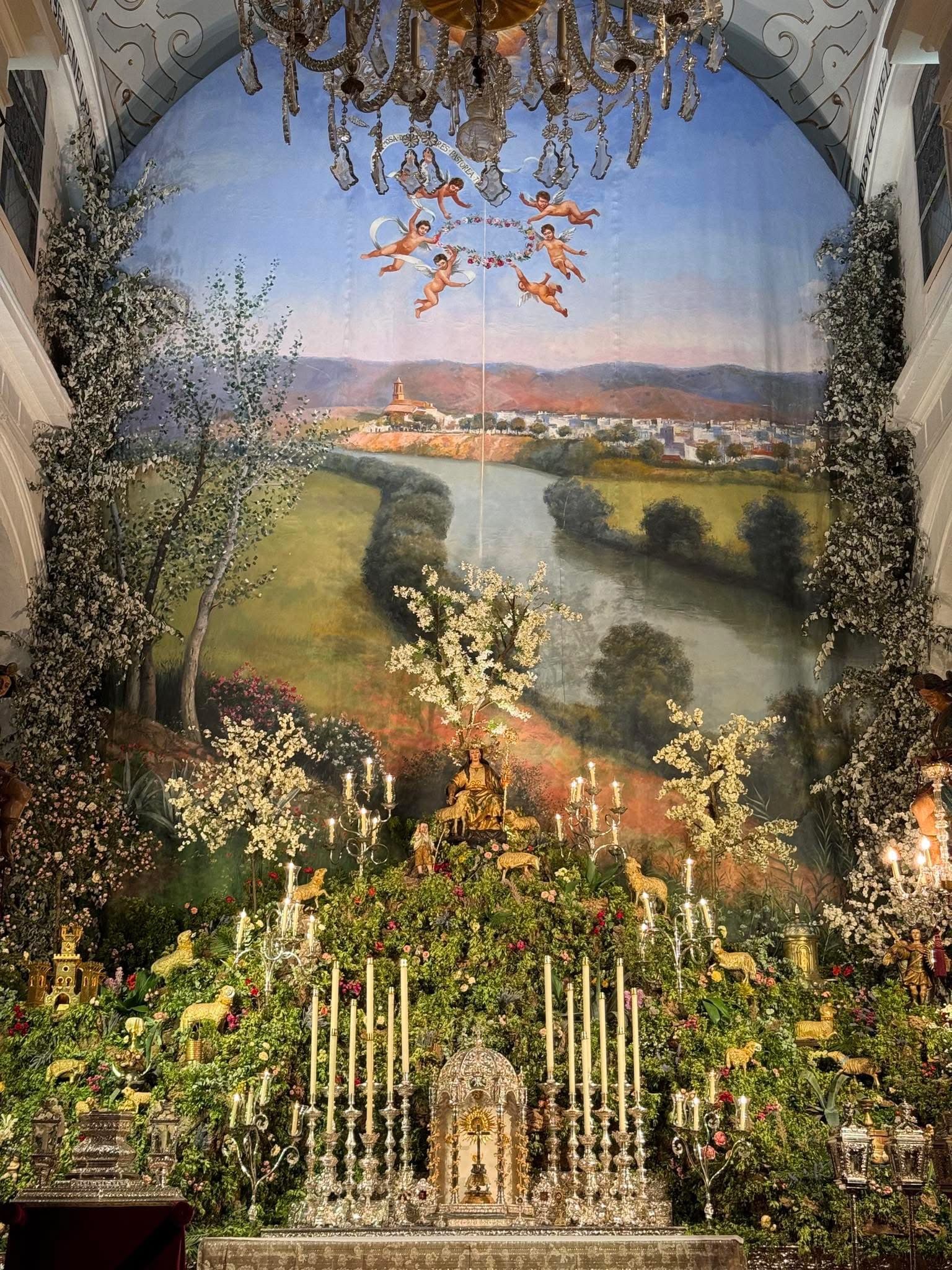 Fotografía del culto Solemne Novena a la Divina Pastora de las Almas