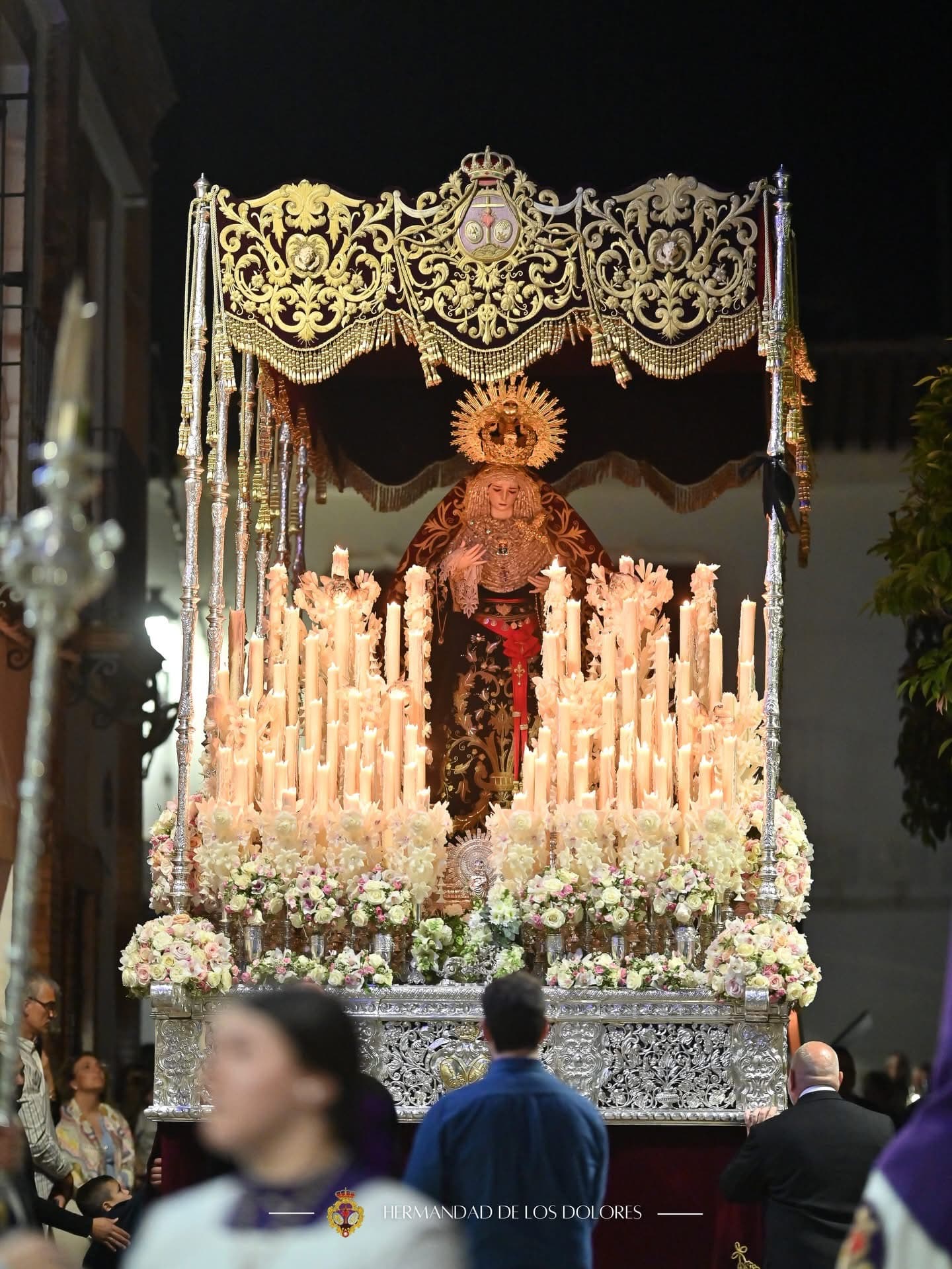 Paso de palio de Nuestra Señora de los Dolores