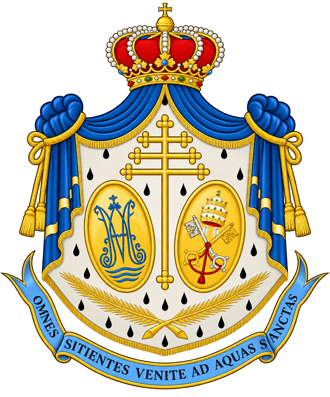 Escudo de Aguas Santas de Villaverde del Río