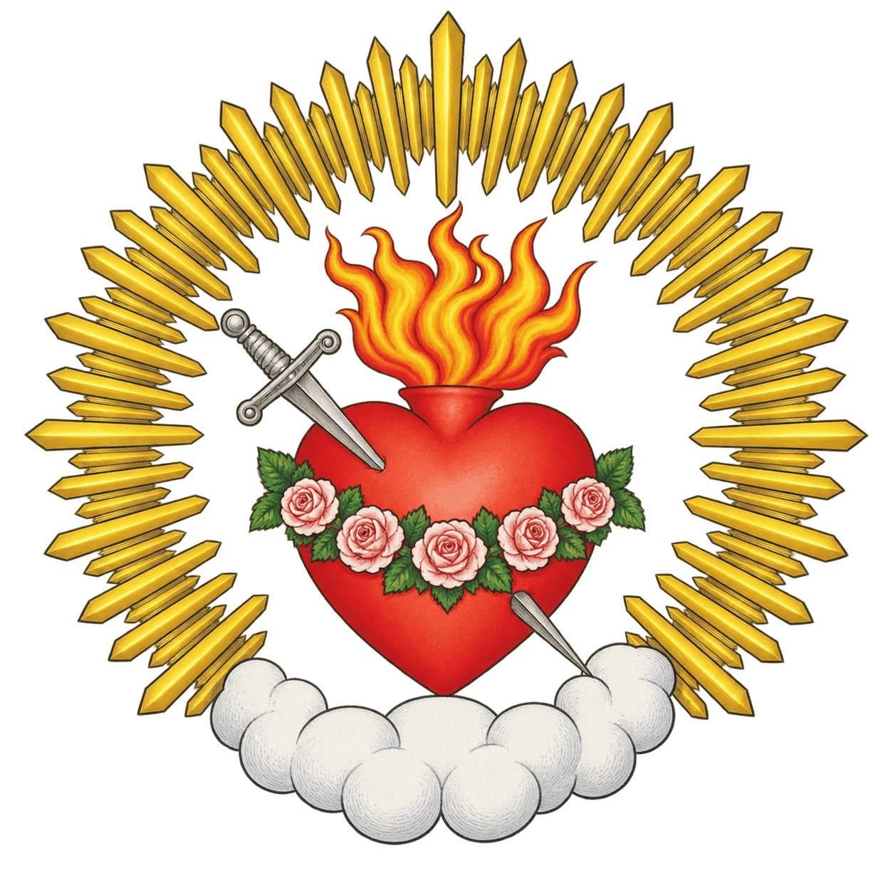 Escudo de Inmaculado Corazón de María de Torreblanca