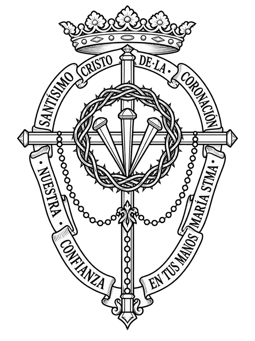 Escudo de Hermandad del Santísimo Cristo de la Corona