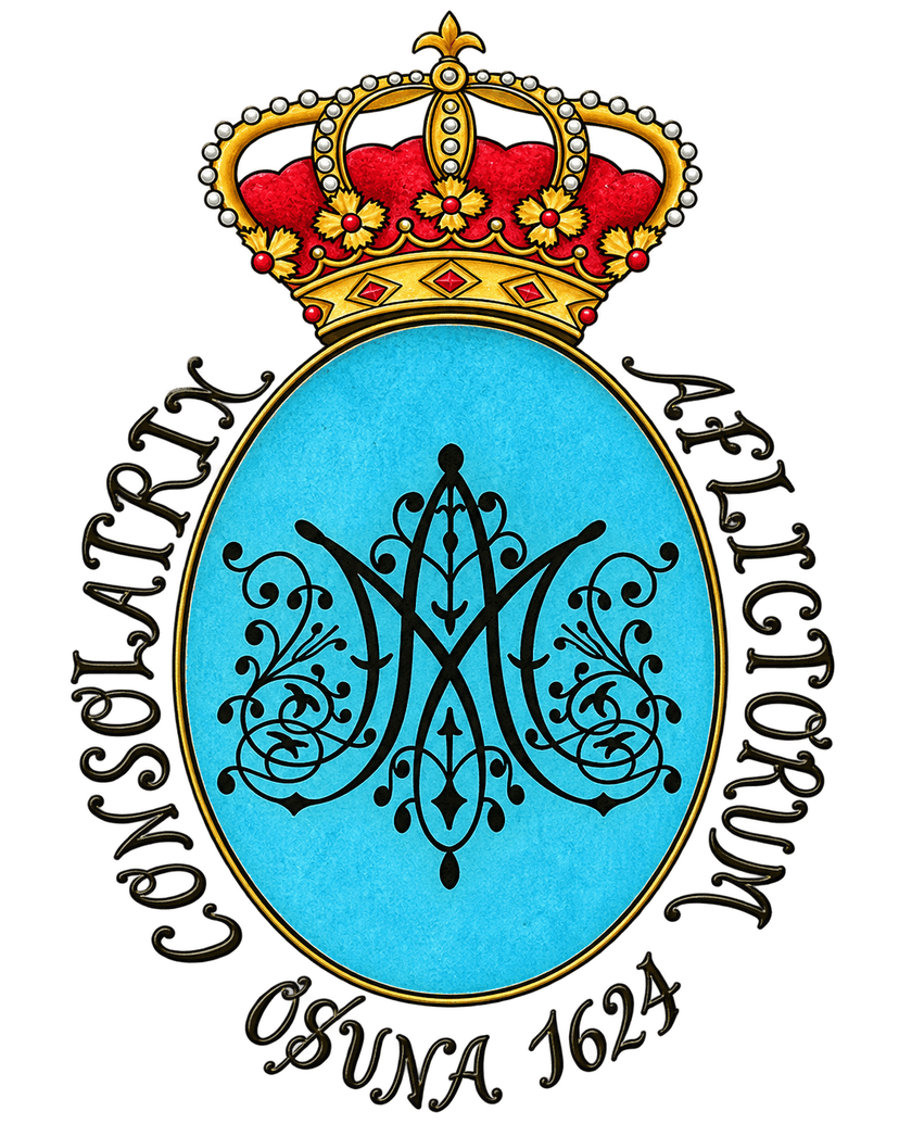 Escudo de Hermandad de Nuestra Señora de Consolación, Patrona de Osuna